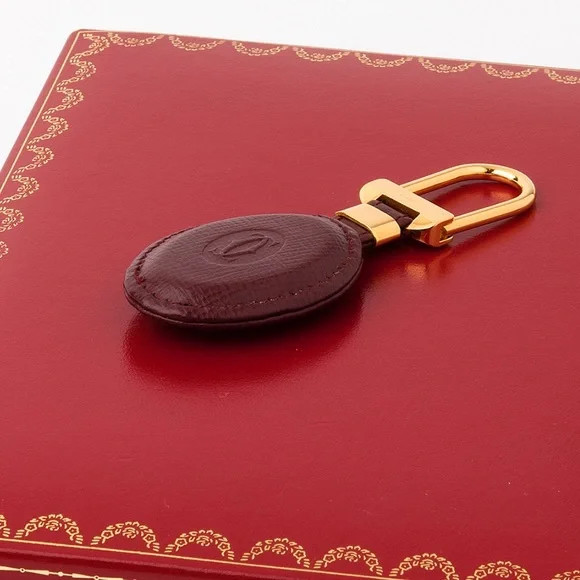 Vintage Must de Cartier Stainless Steel Pen, Pencil & Key Chain Set W Box - Picture 4 of 8